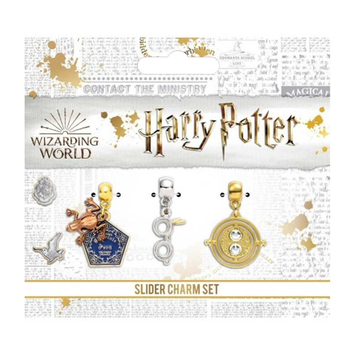 3er-Set Slider Charms - Harry Potter