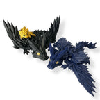 3er-Set Tiny Wyvern und Crystal Wing Drachen 3D Figuren