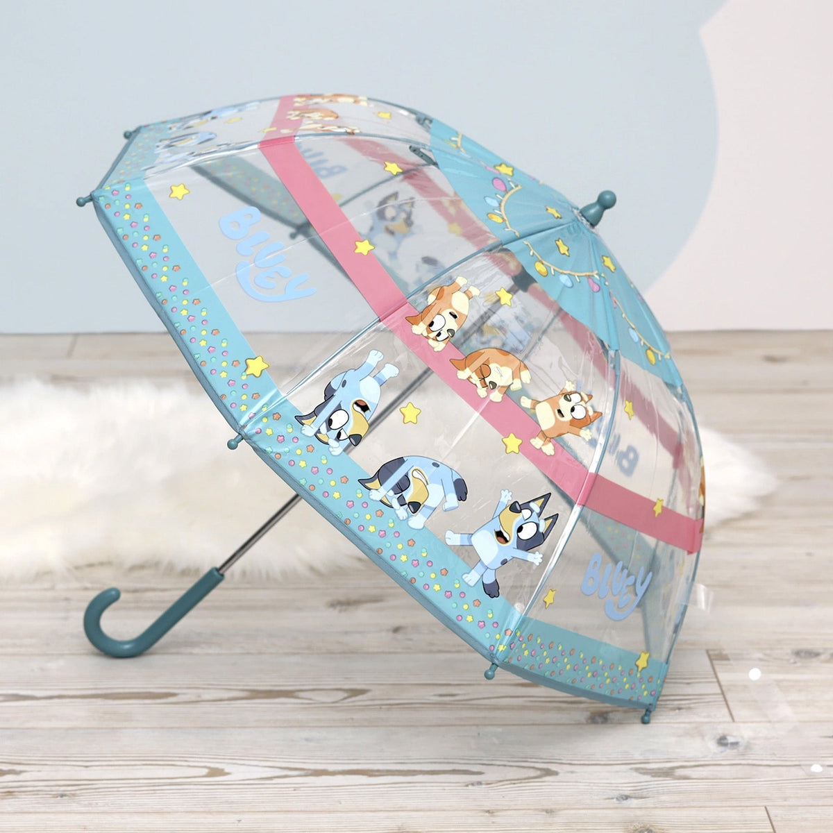 Bluey und Bingo Kinder-Regenschirm