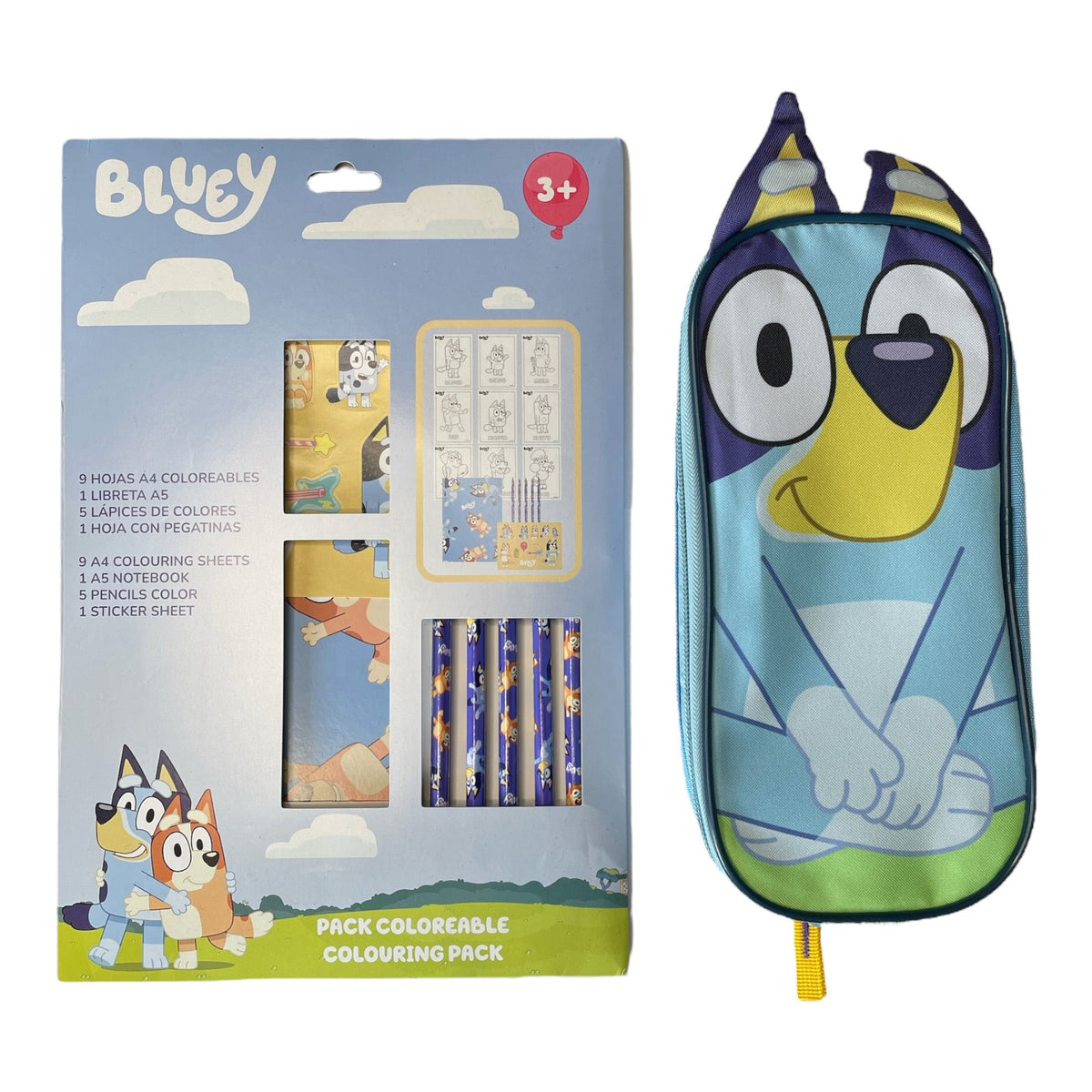 Bluey und Bingo Schreibwarenset - Bluey