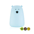 Bär Silikon LED Lampe Nachtlicht (blau) - Rabbit & Friends
