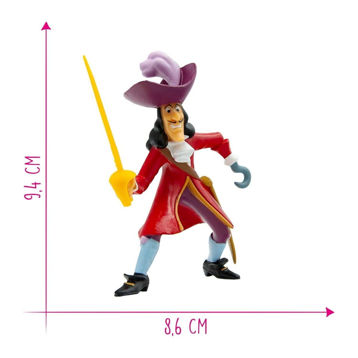 Bullyland Spielfigur Kapitän Hook (12651) - Peter Pan