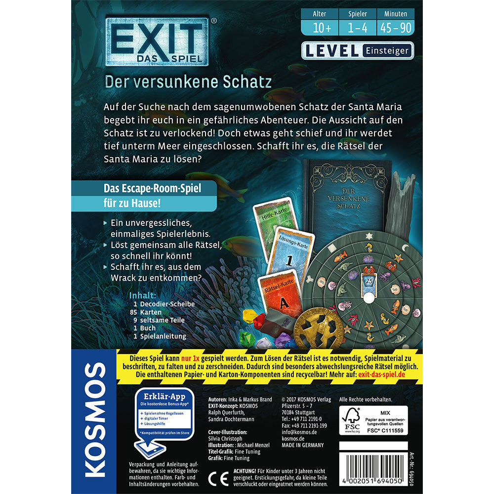 Der versunkene Schatz - EXIT Das Spiel