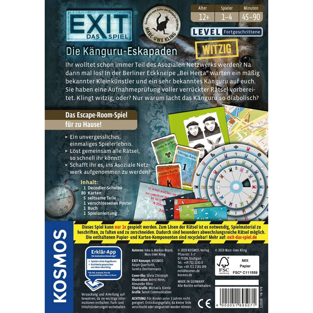 Die Känguru-Eskapaden - EXIT Das Spiel