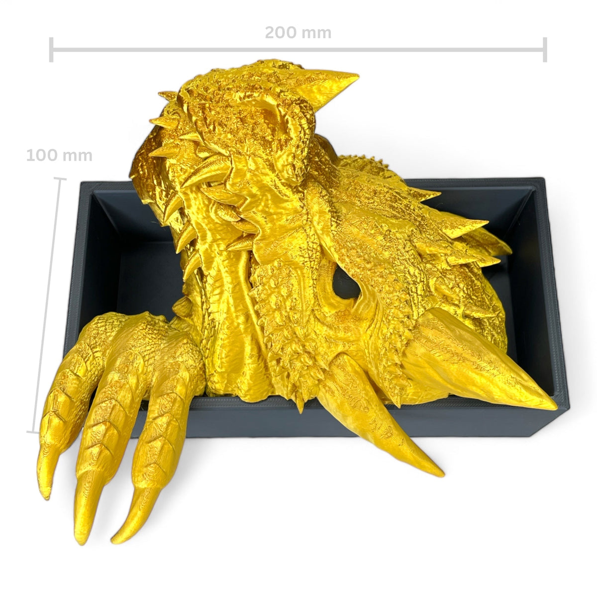 Drache 3D Figur Book Nook Buchstütze 20cm