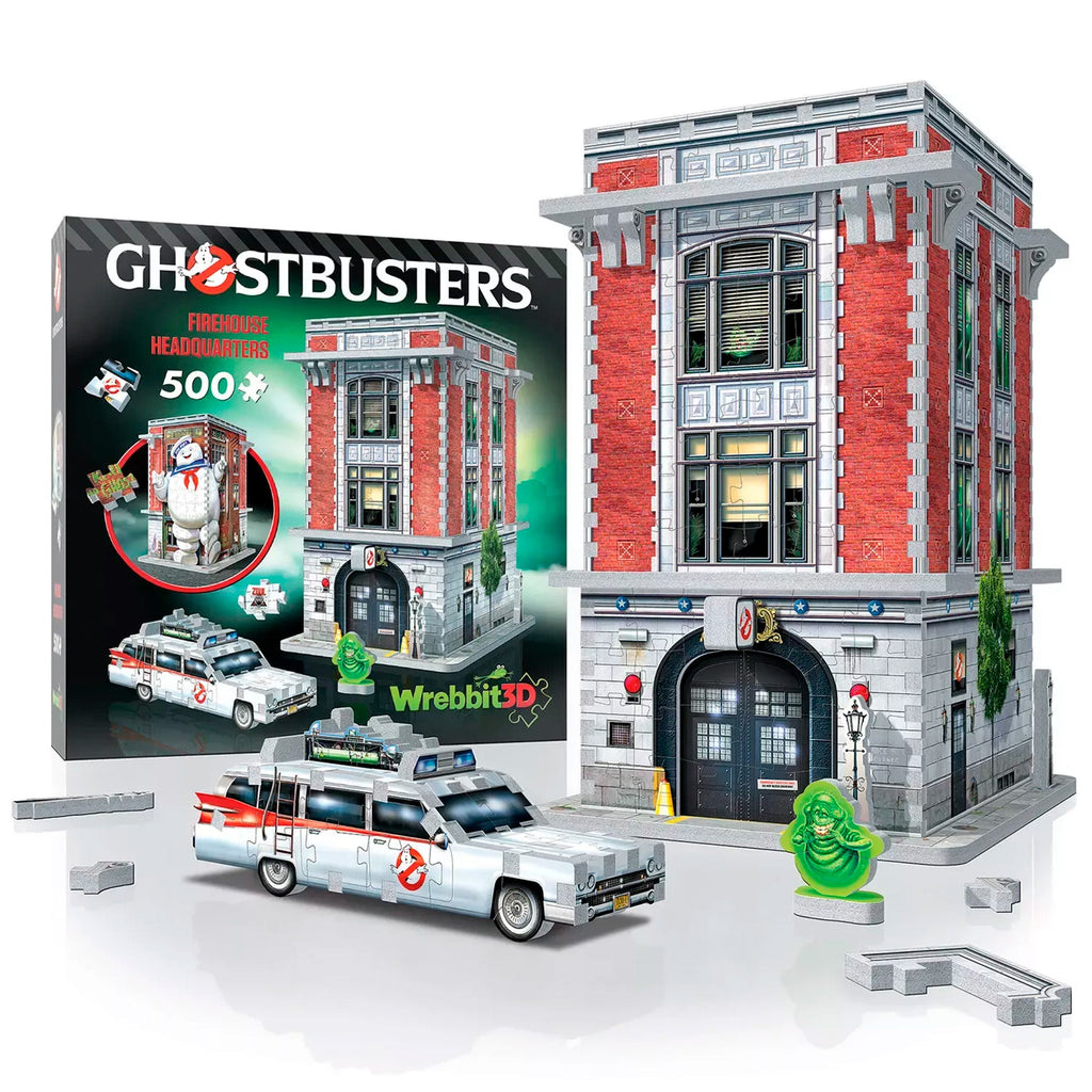 Feuerwache Hauptquartier 3D Puzzle (500 Teile) - Ghostbusters