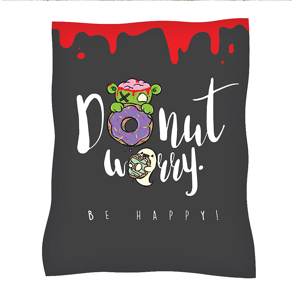 Flauschdecke Donut worry - Zonbi & Boo
