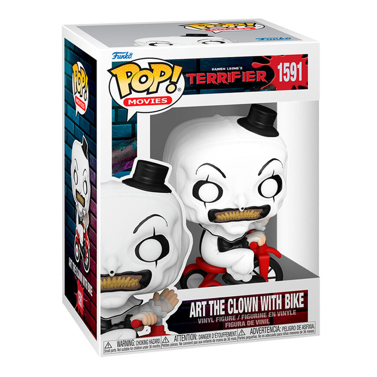 Funko POP! Art the Clown with Bike 1591 - Terrifier