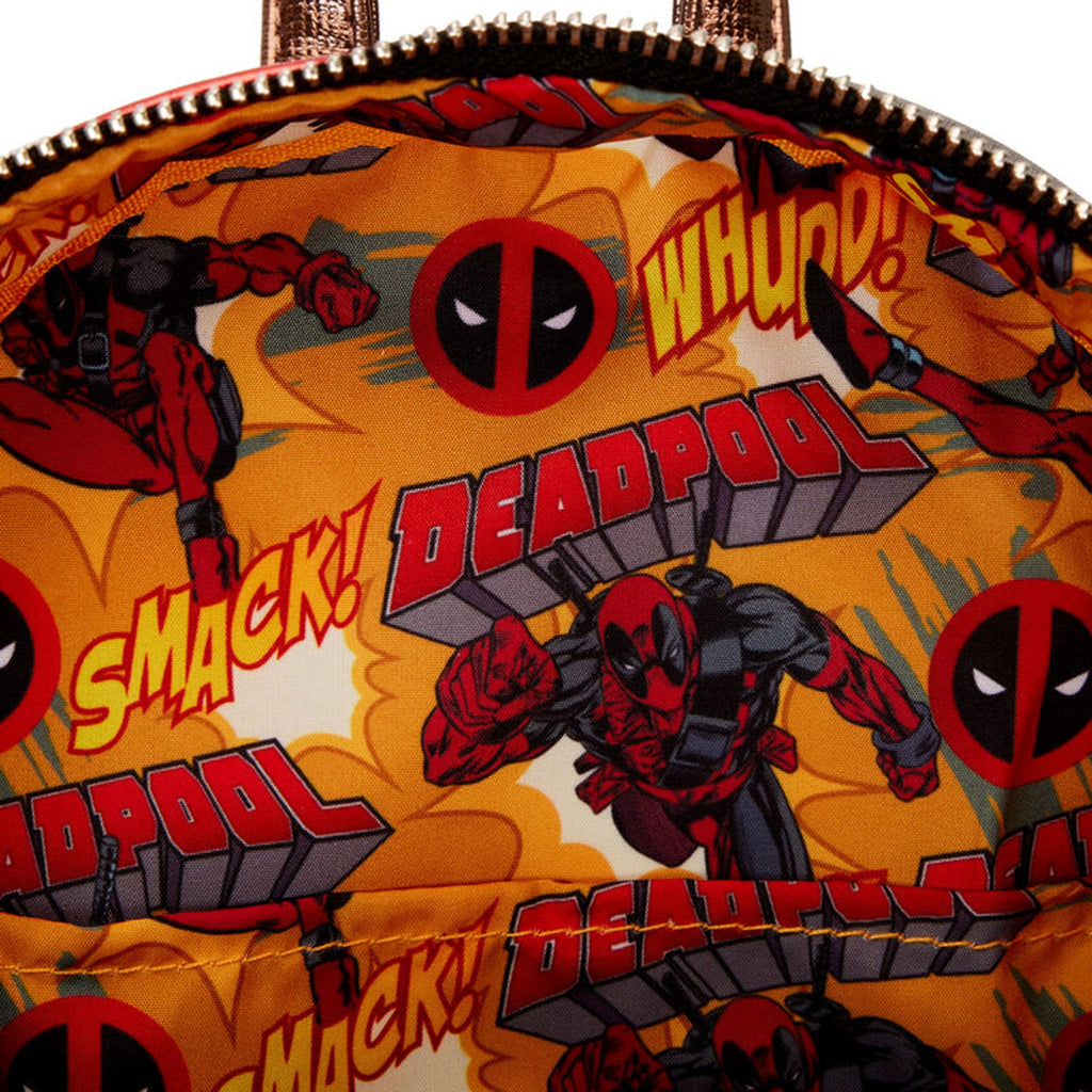 Loungefly Marvel Deadpool Metallic Rucksack