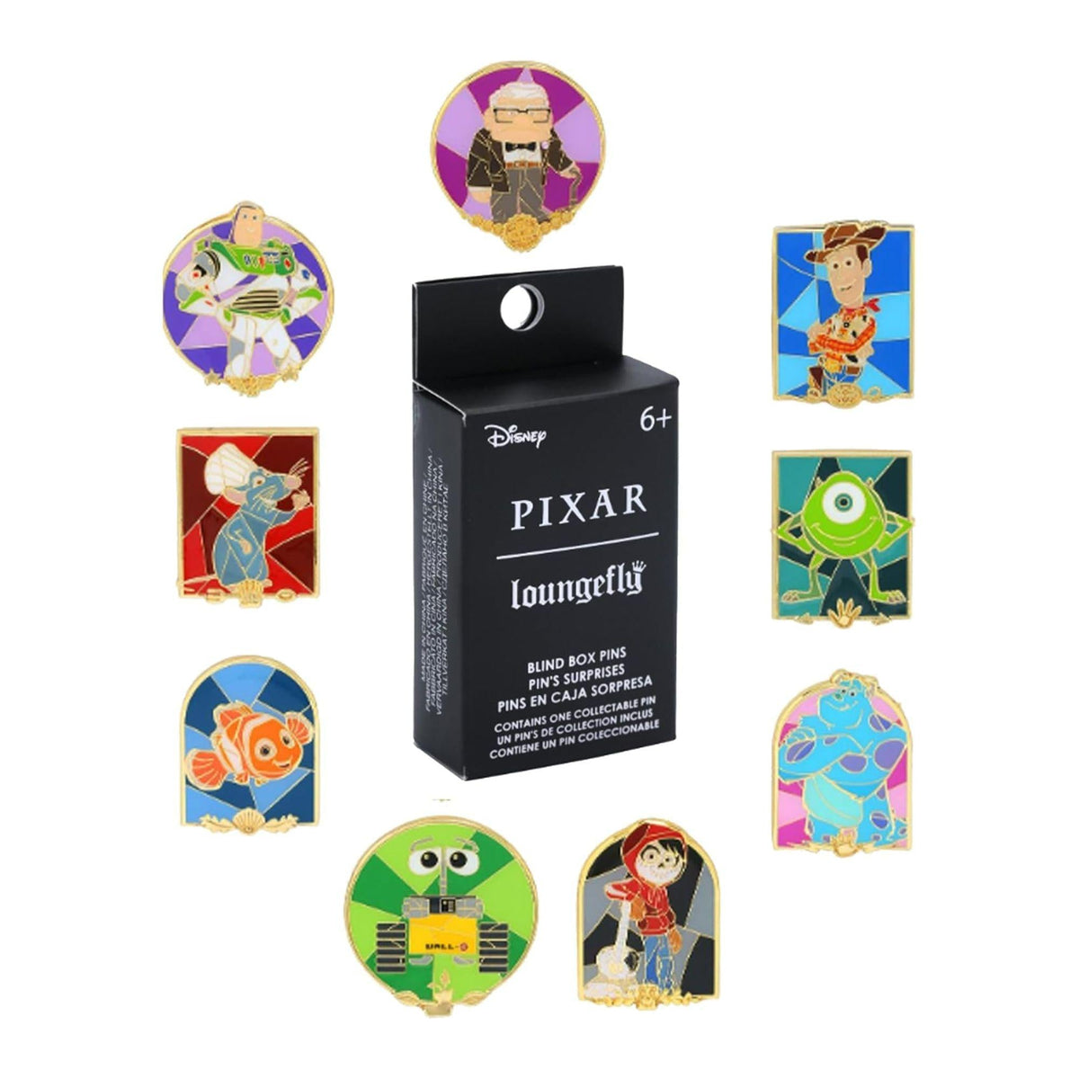 Loungefly Emaille-Pin (Blind Box) - Disney Pixar