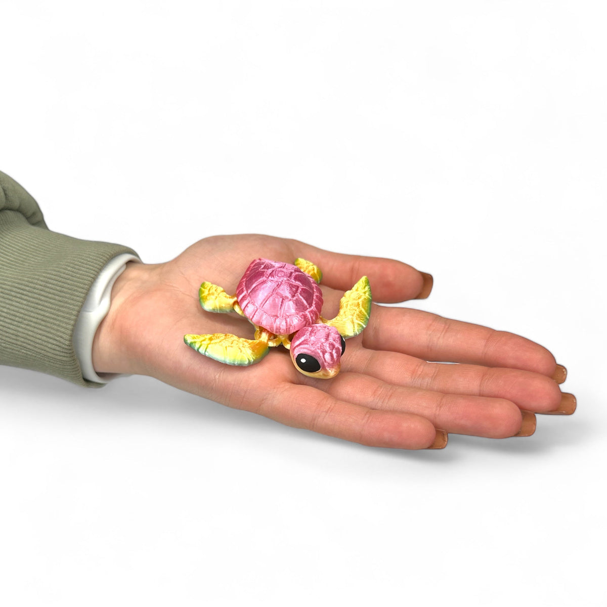 Meeresschildkröte Regenbogen 3D Figur (beweglich)