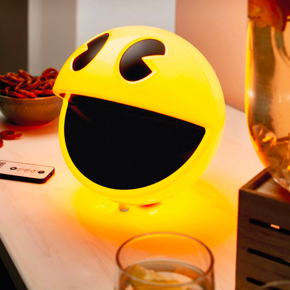 Pac-Man 3D Lampe mit Soundeffekten