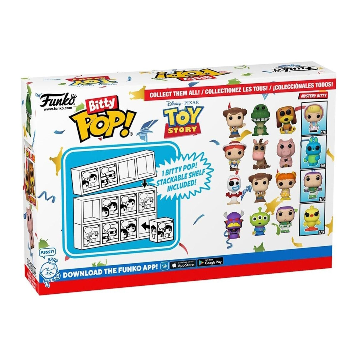 Serie Funko Bitty POP! 4er Set Jessie, Bullseye, Hamm Serie 2 - Disney Pixar Toy Story