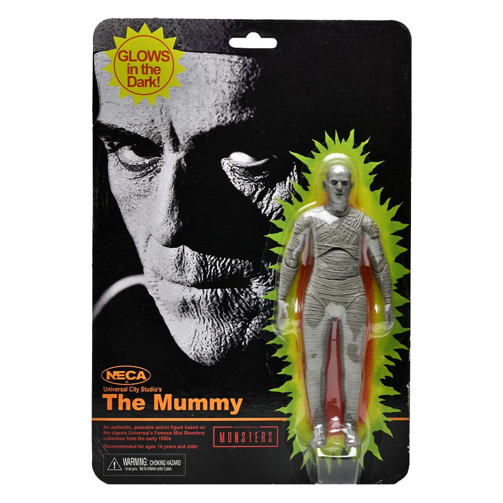 The Mummy Retro Glow in the Dark Action Figur - Universal Monsters