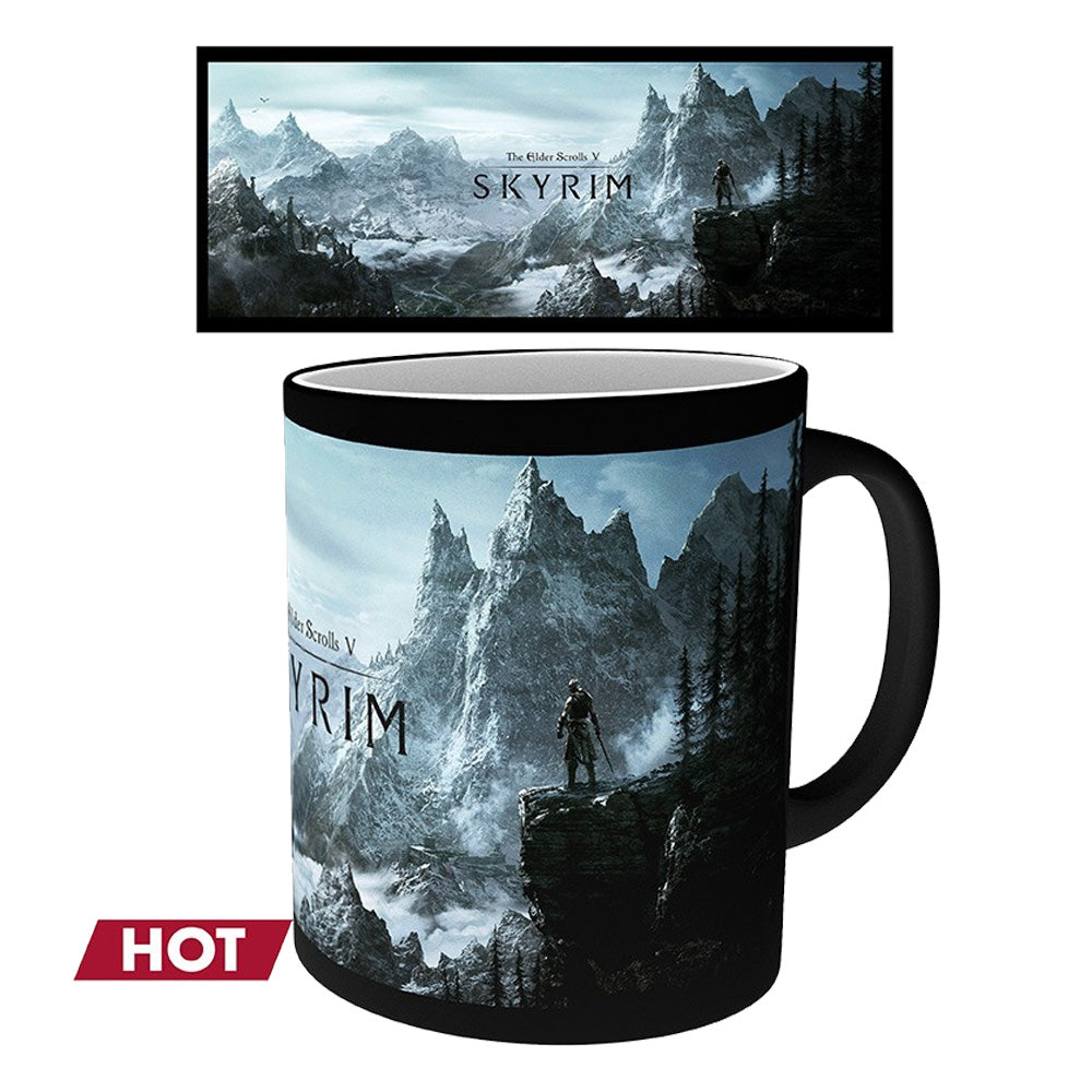 Thermoeffekt Tasse Dragon Symbol - Skyrim