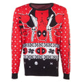 Upside Down Weihnachtspullover - Deadpool