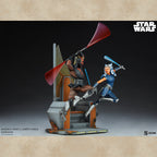 Ahsoka Tano vs. Darth Maul Diorama - Star Wars