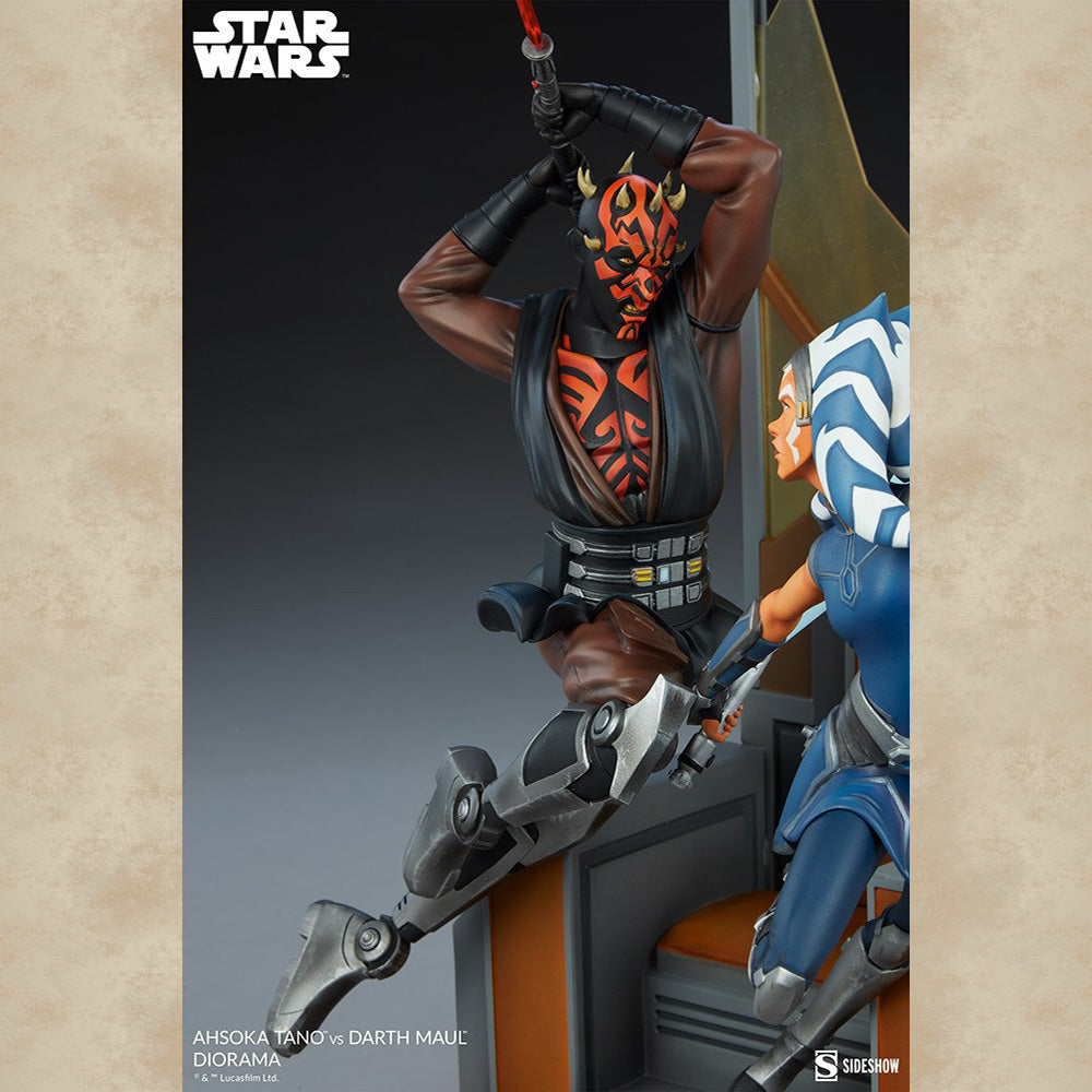 Ahsoka Tano vs. Darth Maul Diorama - Star Wars