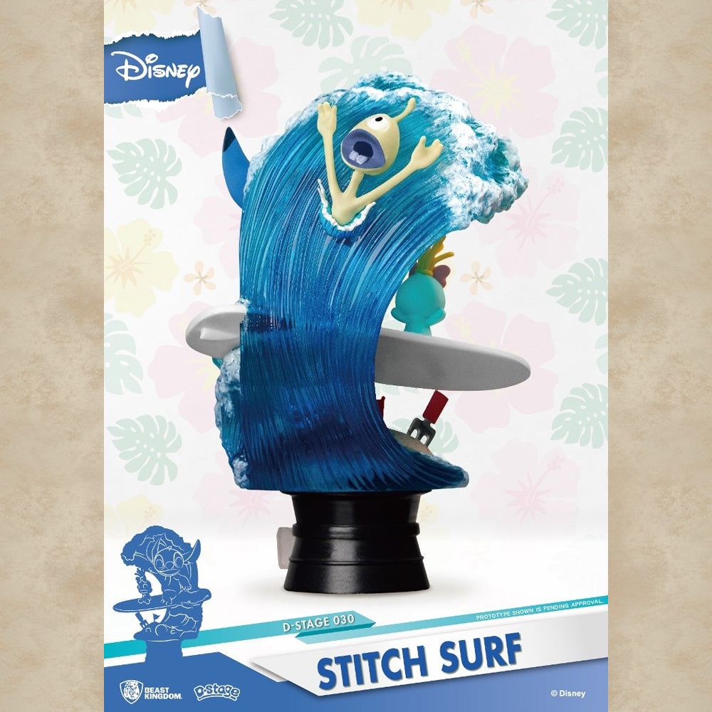 Stitch Surf Diorama D-Select - Disney