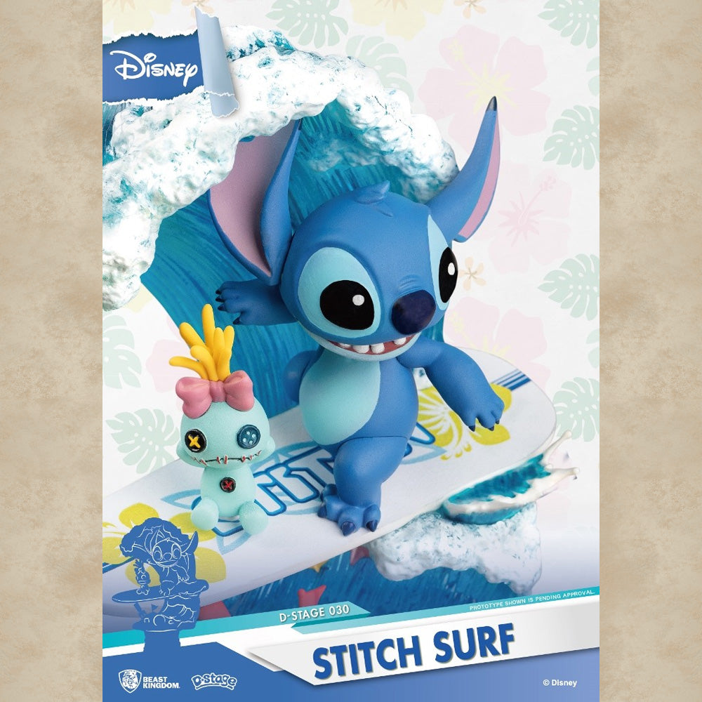 Stitch Surf Diorama D-Select - Disney