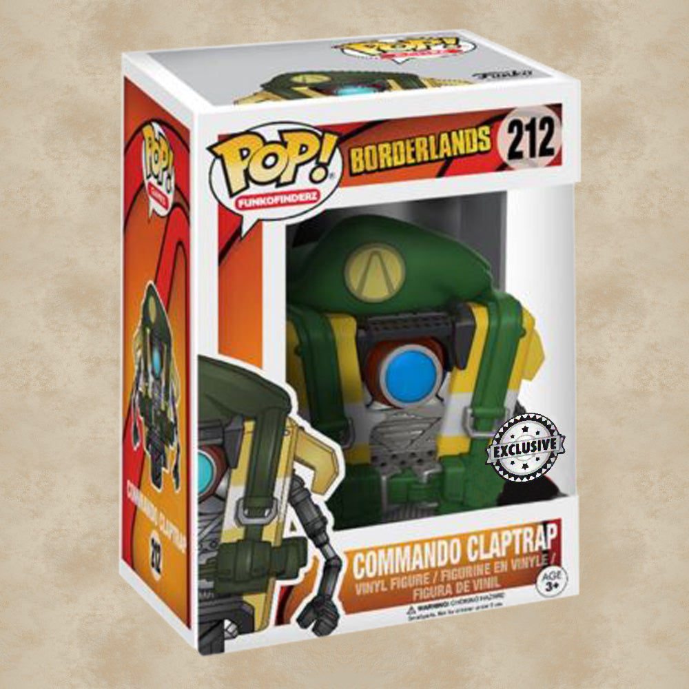Funko POP! Commando Claptrap (Exclusive) - Borderlands