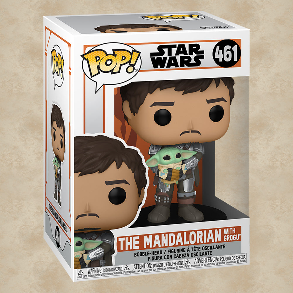 Funko POP! Mando Holding Child - Star Wars: Mandalorian