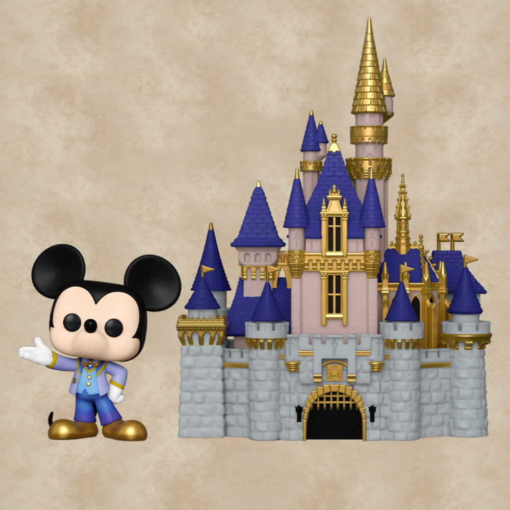 Funko POP! Town Mickey Mouse mit Schloss - Disney World 50th Anniversary