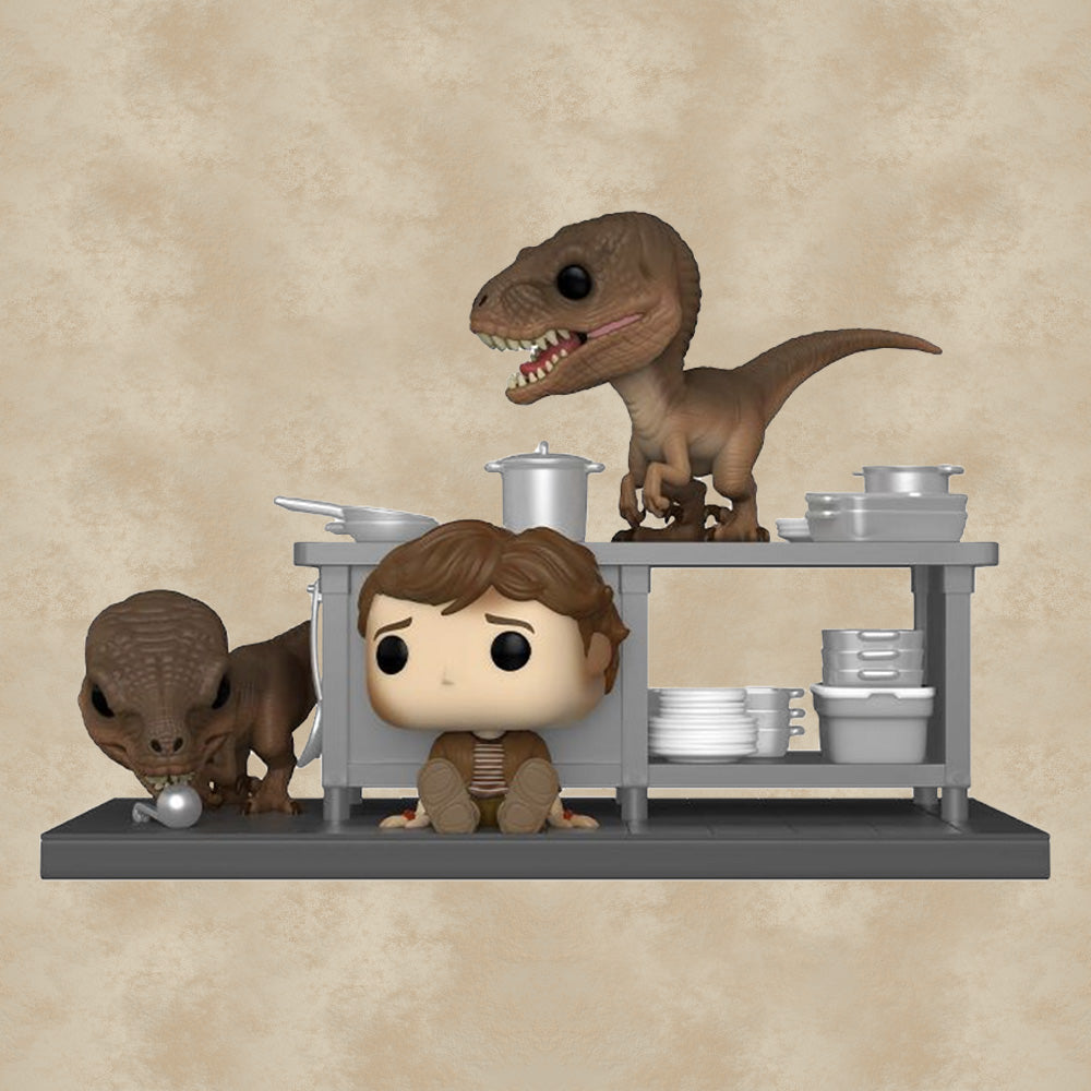 Funko POP! Tim Murphy with Velociraptors (Special Edition) - Jurassic Park