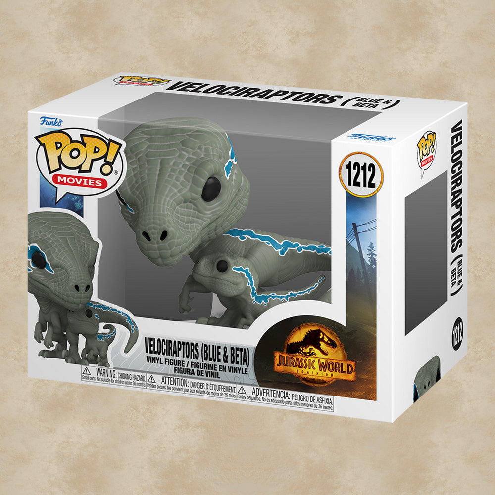 Funko POP! Velociraptors (Blue & Beta) - Jurassic World 3