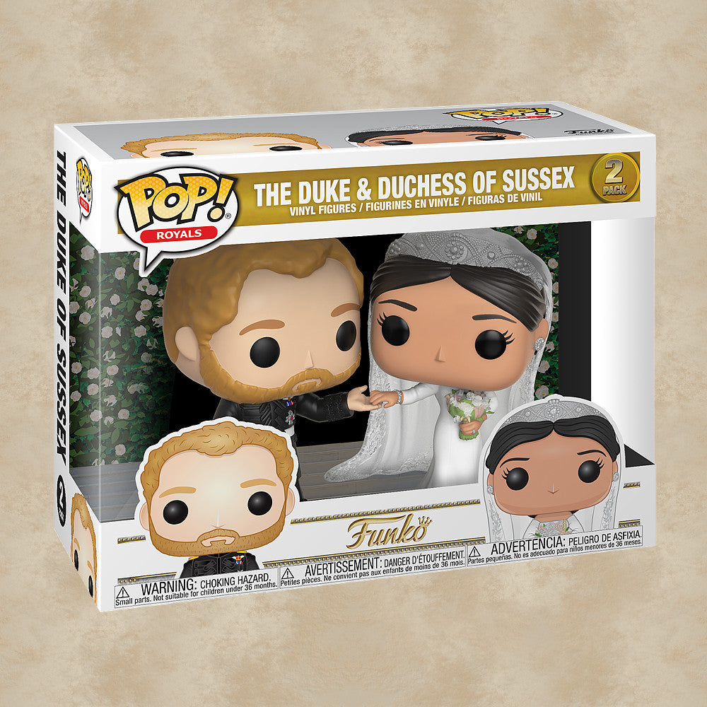 Funko POP! The Duke & Duchess of Sussex (2-Pack) - Royals