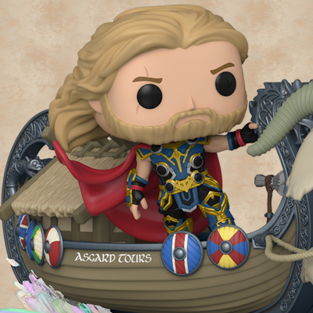 Funko POP! Thor with Goat Boat - Thor: Love & Thunder
