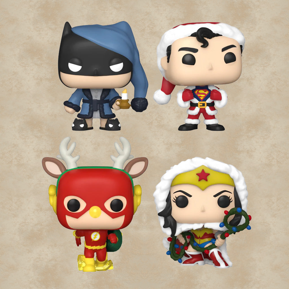 Pocket POP! Holiday 4er Pack - DC Comics