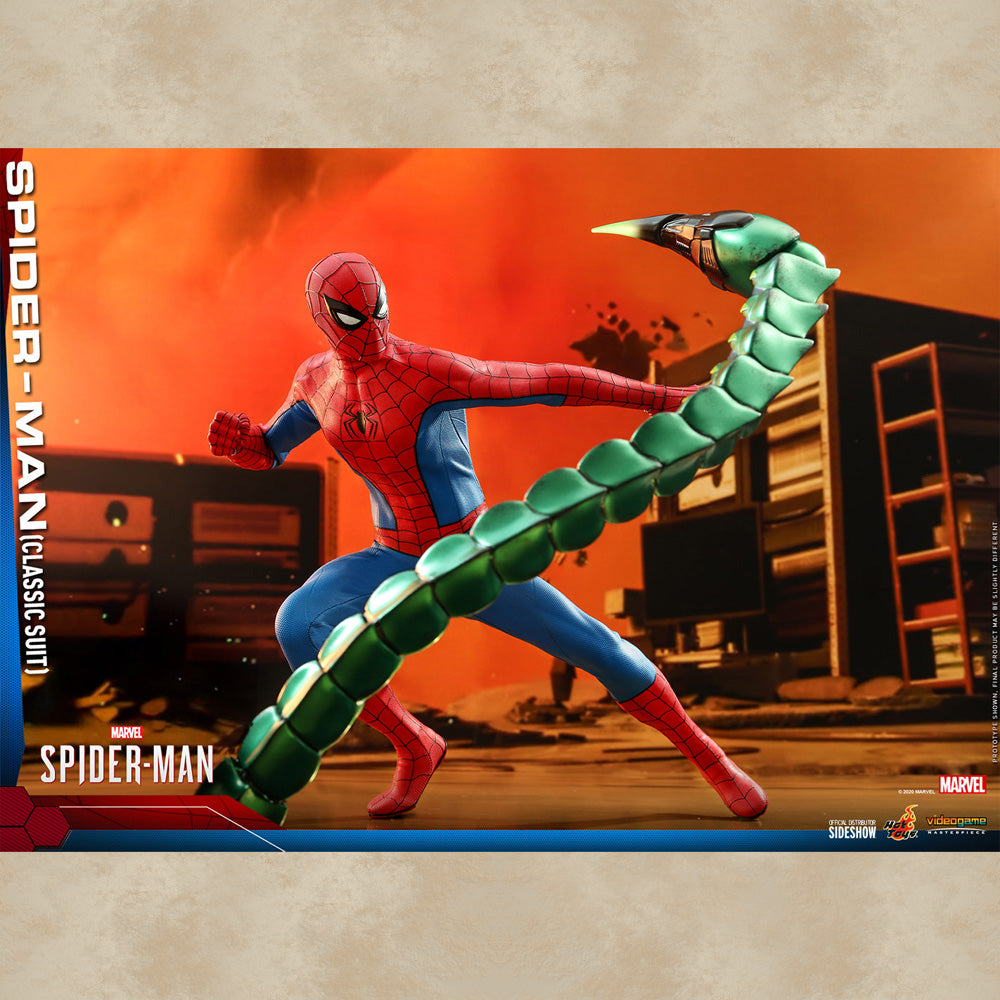Hot Toys Figur Classic Suit Spider-Man - Marvel