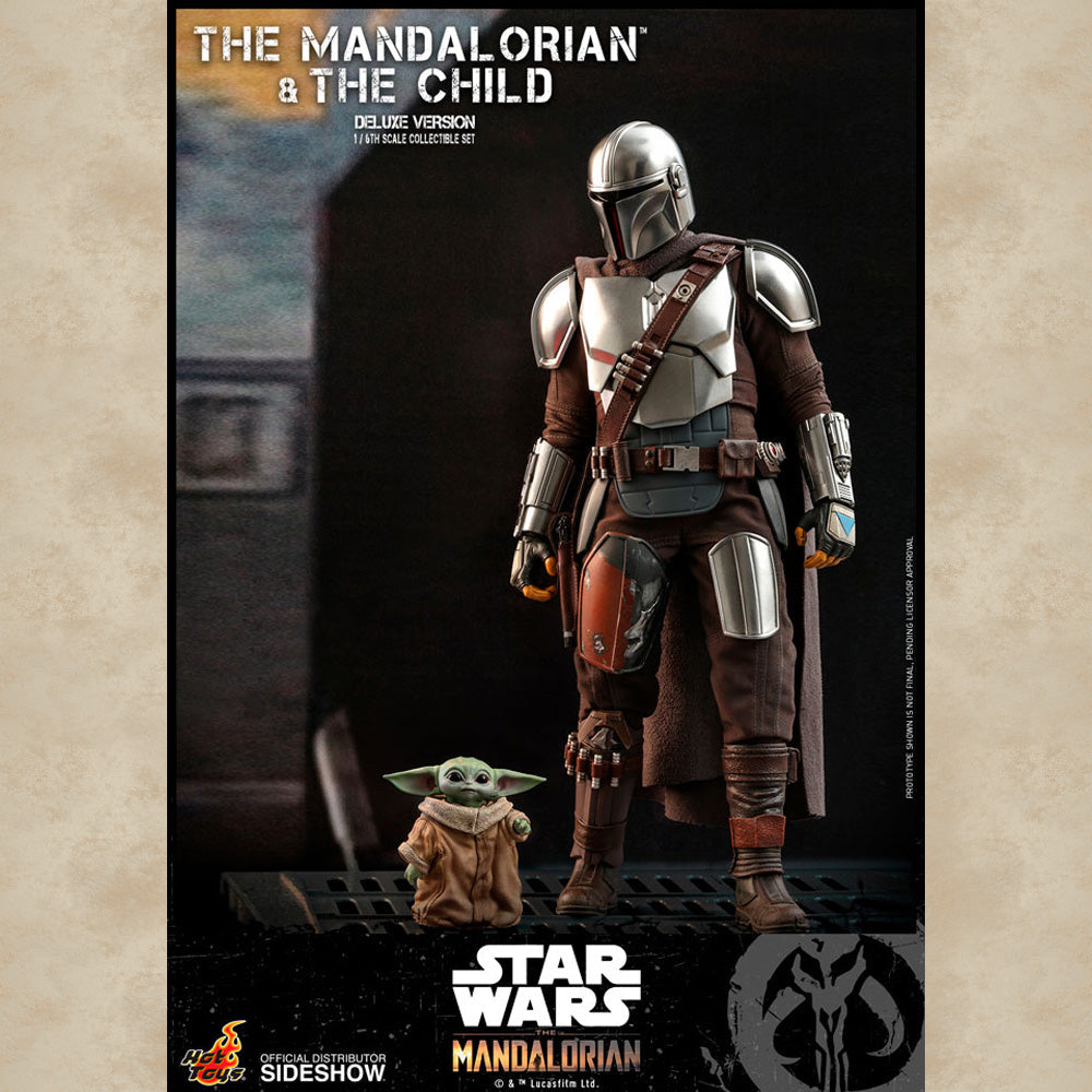 Hot Toys Figur (Deluxe) The Mandalorian and The Child - Star Wars