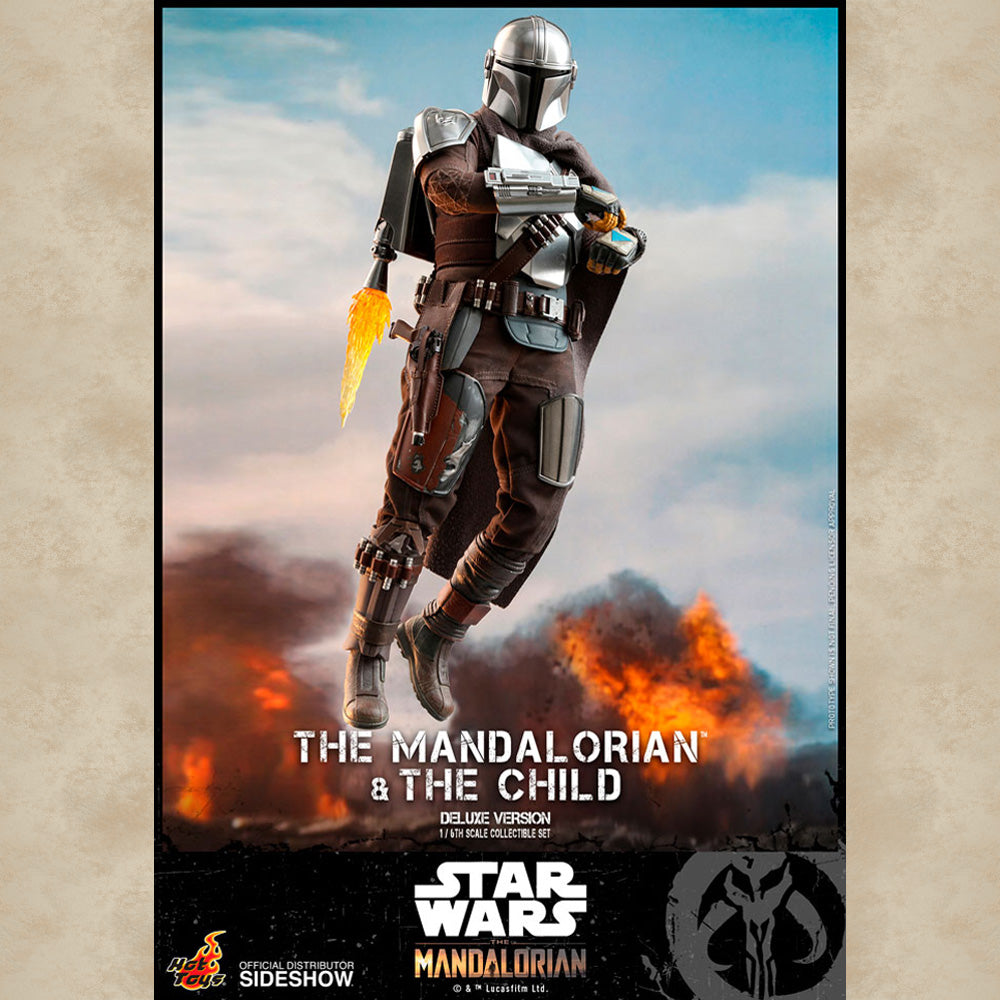 Hot Toys Figur (Deluxe) The Mandalorian and The Child - Star Wars