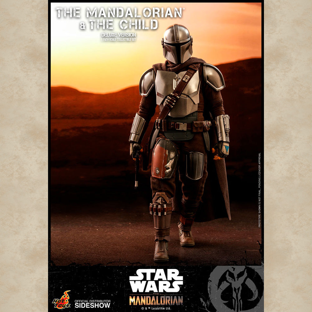 Hot Toys Figur (Deluxe) The Mandalorian and The Child - Star Wars