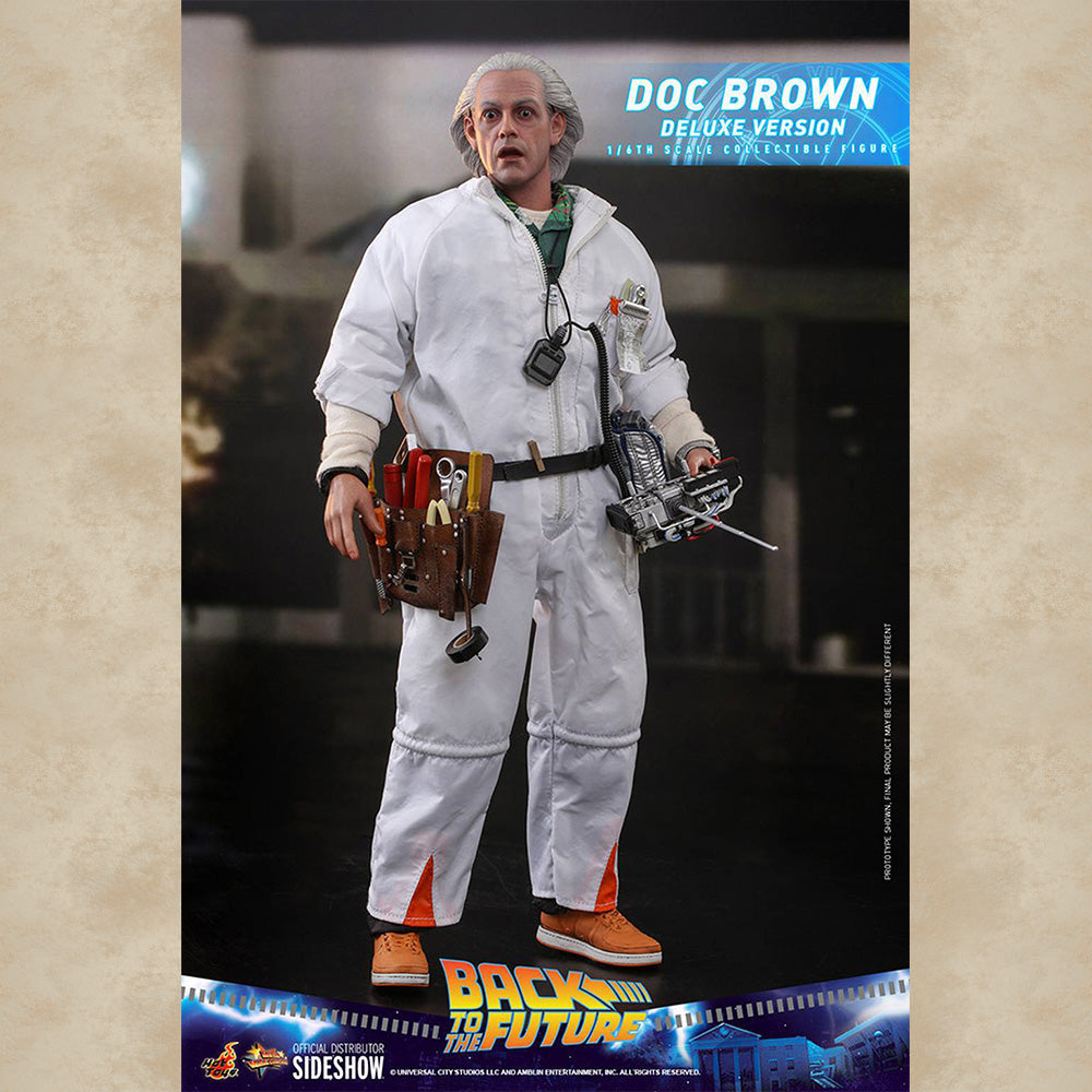 Hot Toys Figur Doc Brown (Deluxe) - Back to the Future