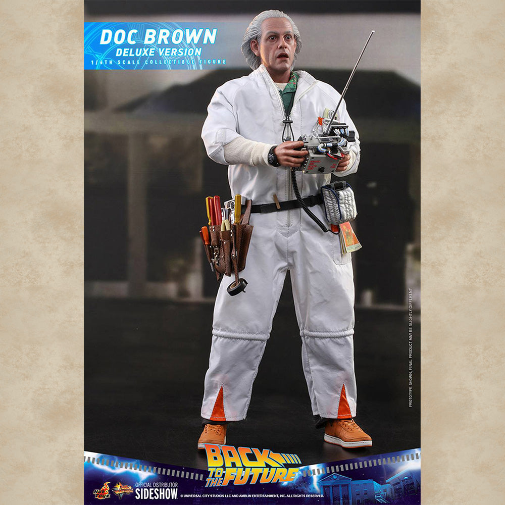 Hot Toys Figur Doc Brown (Deluxe) - Back to the Future