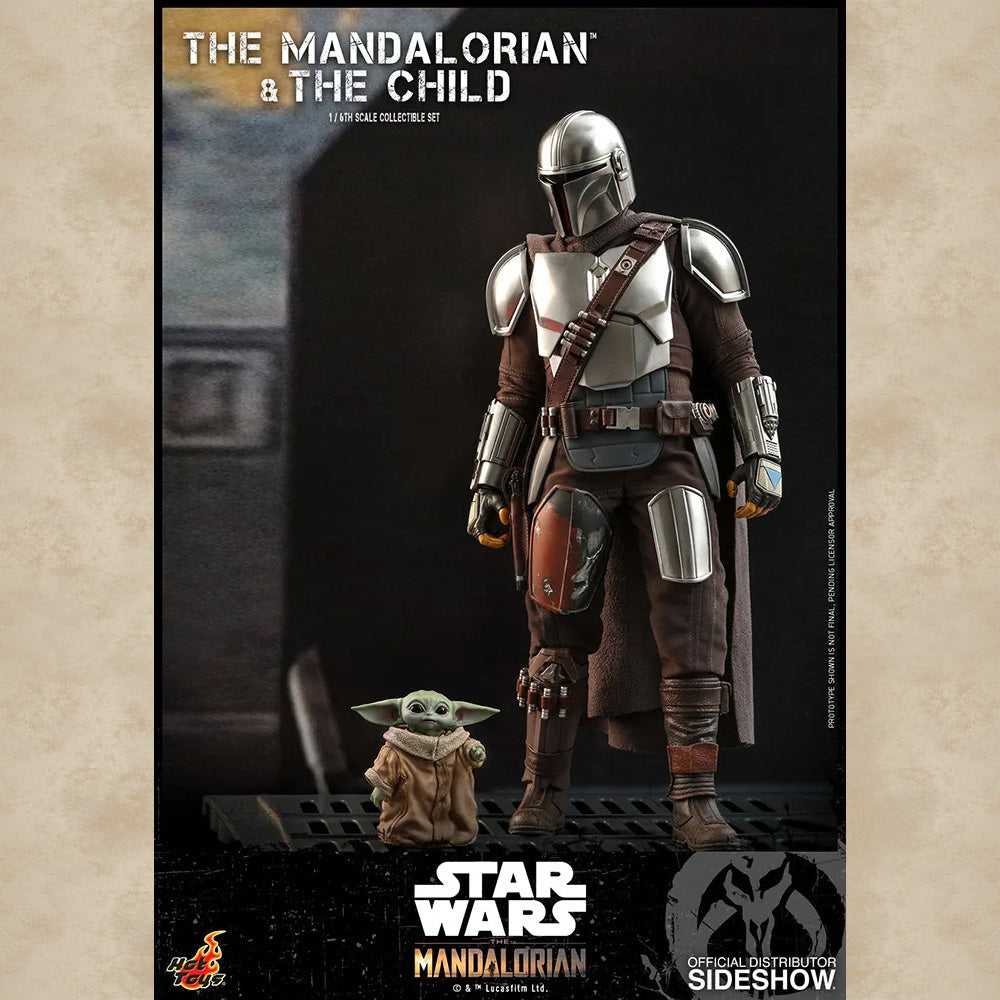Hot Toys Figur The Mandalorian and The Child - Star Wars