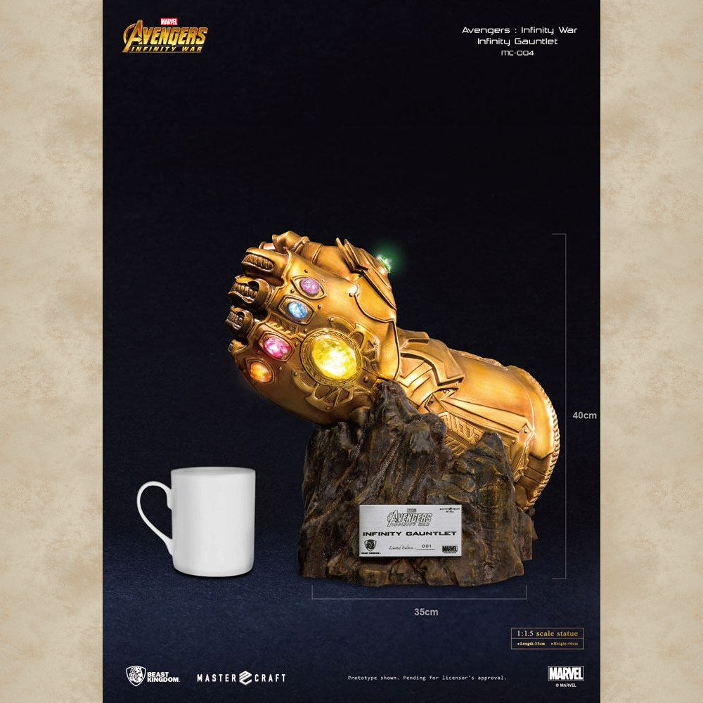 Master Craft Statue Infinity Gauntlet - Avengers: Infinity War