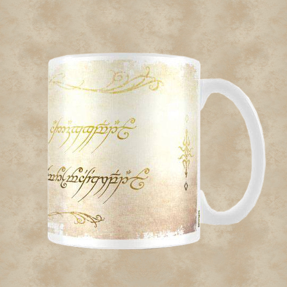 Ring Inschrift Tasse - Der Herr der Ringe
