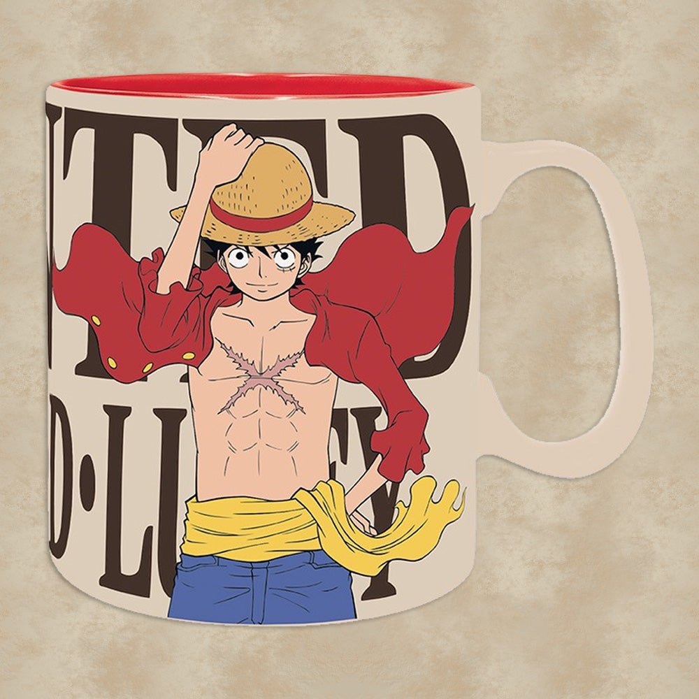 King Size Tasse Luffy Wanted - One Piece