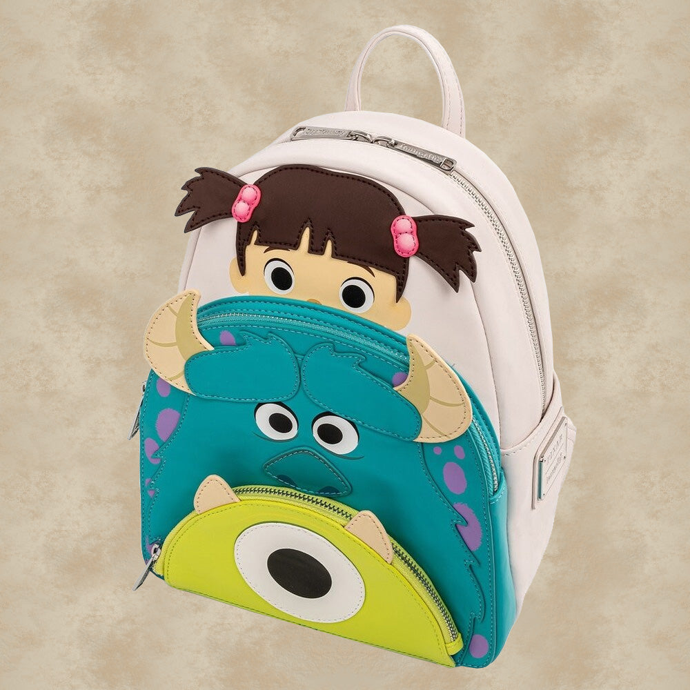 Loungefly Die Monster AG Sulley, Mike & Buh Rucksack
