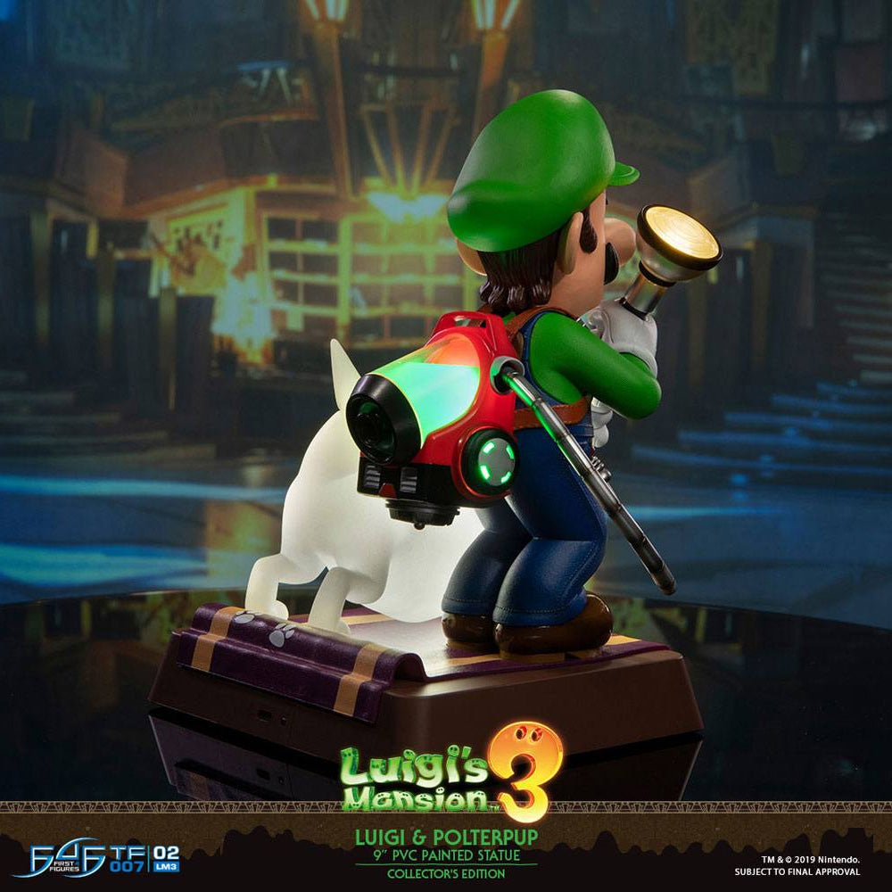 Luigi & Polterpinscher Statue (Collectors Edition) - Luigis Mansion 3