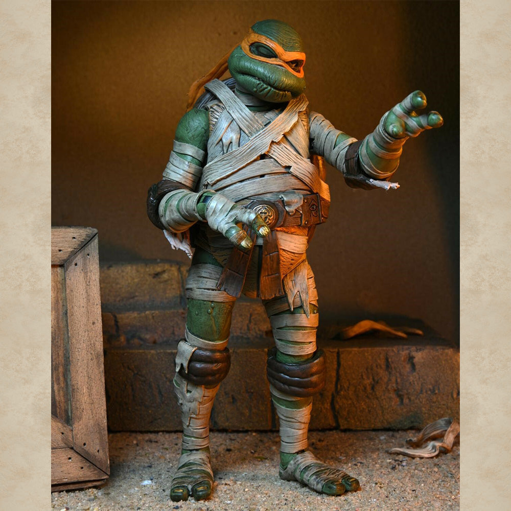 Ultimate Michelangelo as The Mummy Action Figur - Universal Monsters