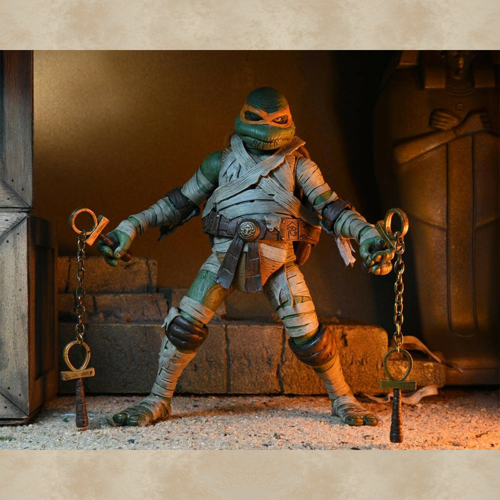 Ultimate Michelangelo as The Mummy Action Figur - Universal Monsters