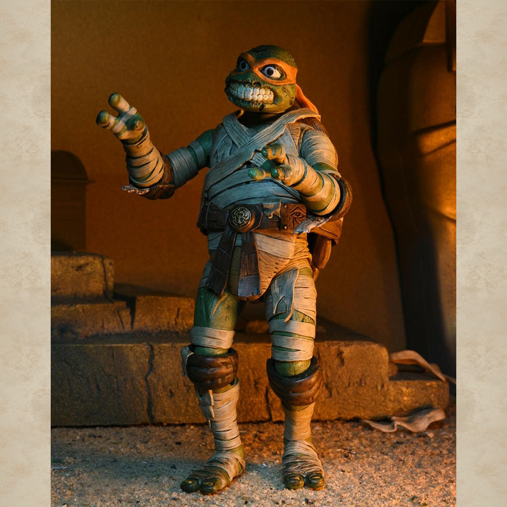Ultimate Michelangelo as The Mummy Action Figur - Universal Monsters