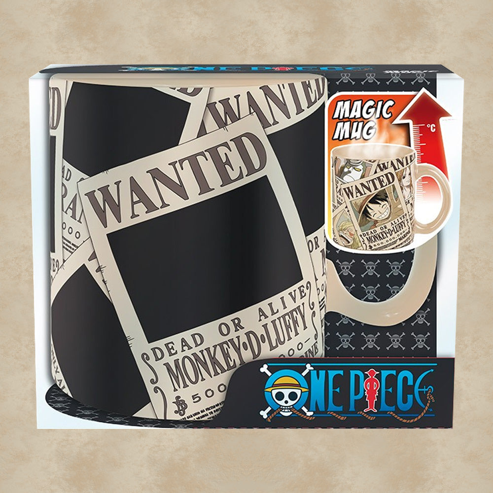Thermoeffekt Tasse Wanted - One Piece
