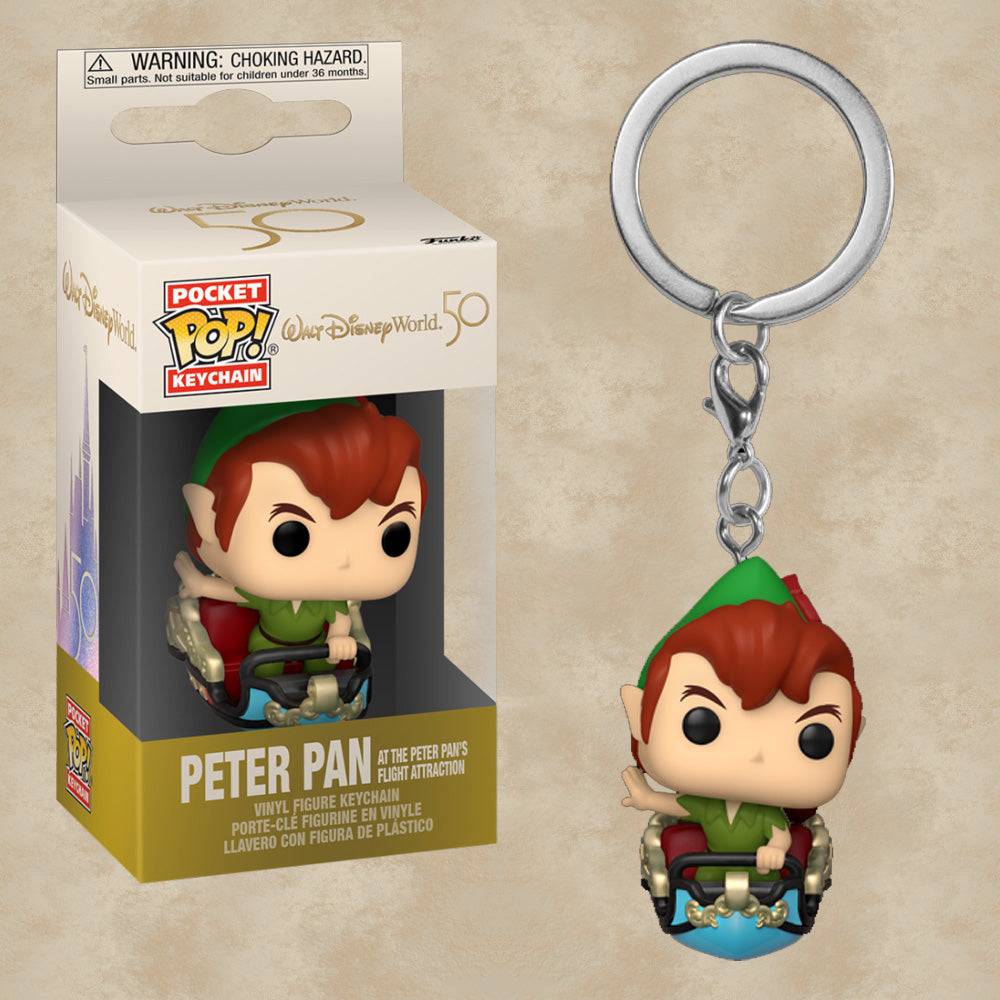 Pocket POP! Peter Pan on Peter Pan Flight - Disney World 50th Anniversary