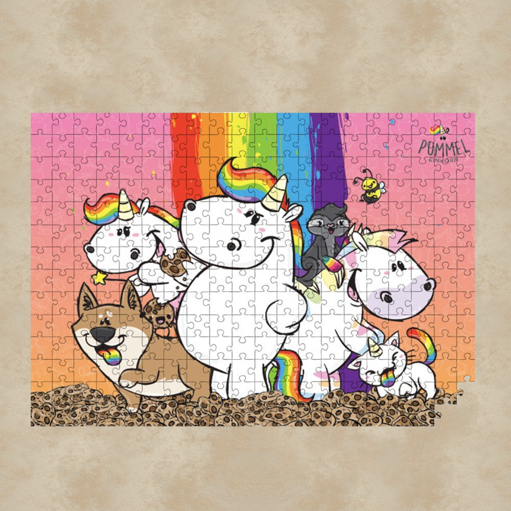 Puzzle Pummeleinhorns Freunde (1000 Teile) - Pummeleinhorn